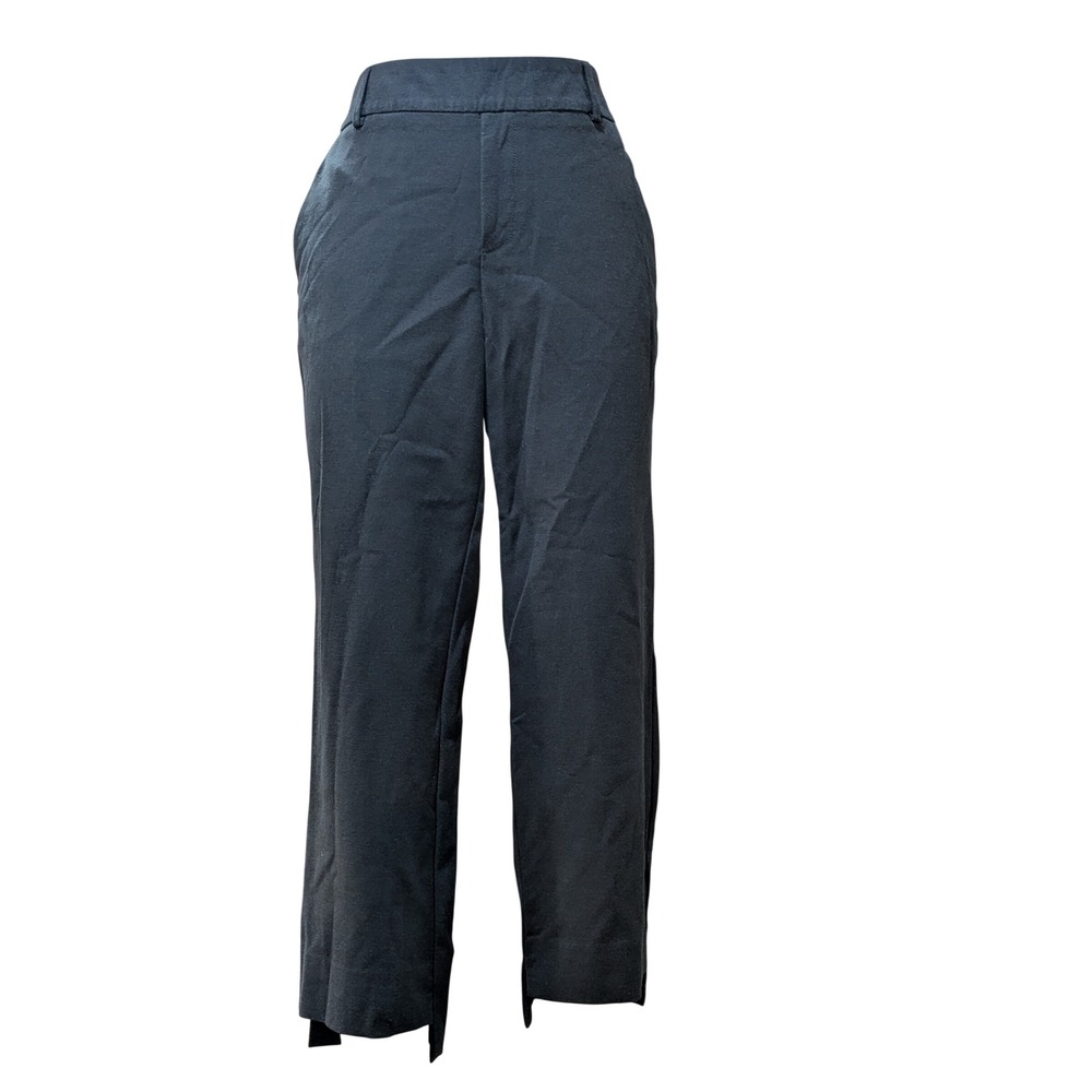 ILTM I Love Tyler Madison Large Womens Black Straight Leg Pants Vented Step Hem